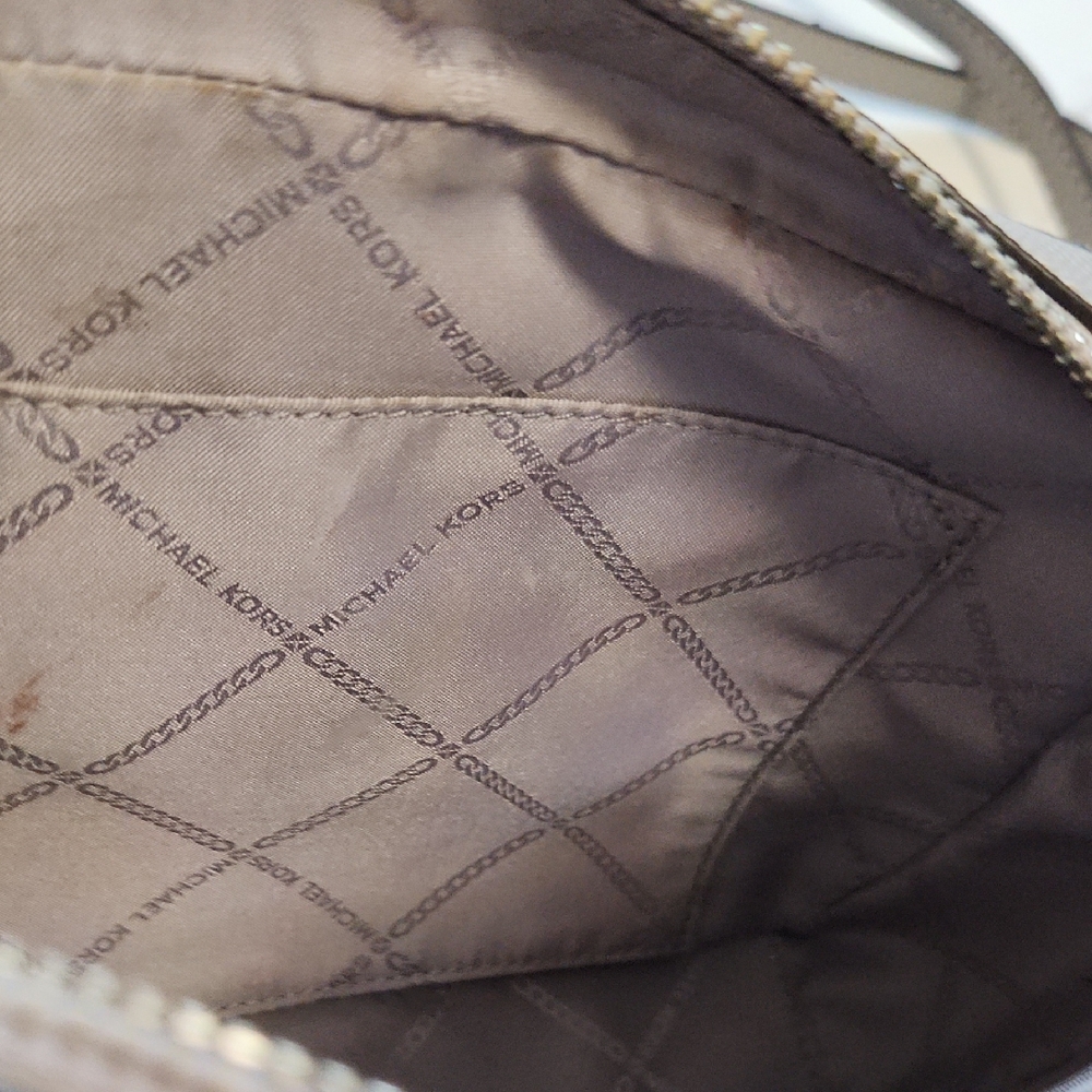 Michael Kors Silver and Gray Crossbody Bag - Picture 10 of 11